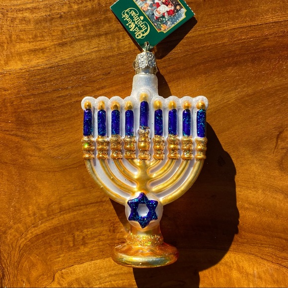 Old World Christmas Other - OLD WORLD CHRISTMAS MENORAH 🕎 ORNAMENT